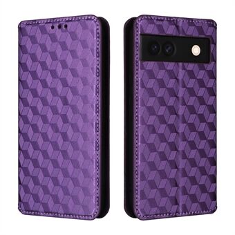 For Google Pixel 8a mobiltelefoncover PU-læder+TPU-pengepungmobiltelefon-etui