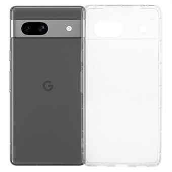 Til Google Pixel 7a Klar TPU-etui, airbagsbeskyttelse, beskyttende telefoncover (Præcis linseåbning)