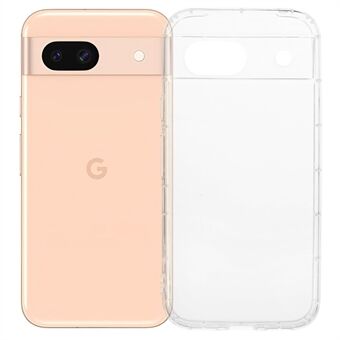 Til Google Pixel 8a Høj gennemsigtighed TPU-telefoncover med airbag-beskyttelse (præcis linseshul)