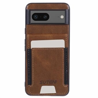 SUTENI H03 Til Google Pixel 7 5G Etui Kortholder Ståfunktion Læderbelagt TPU-cover