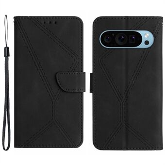 HT05 Til Google Pixel 9 Pro XL Wallet-etui i PU-læder med flip-cover og støtte