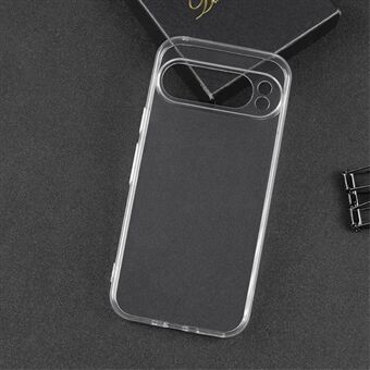 Til Google Pixel 9 Pro Transparent Case TPU Fleksibelt Bagcover til telefonen