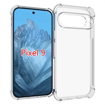 IDEWEI til Google Pixel 9 / Pixel 9 Pro Gennemsigtig bagcover Blød TPU Telefonetui Transparent Telefonkabinet