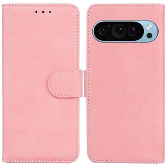 Til Google Pixel 9 / Pixel 9 Pro Wallet-etui i PU-læder + TPU Mobiltelefonholderdæksel