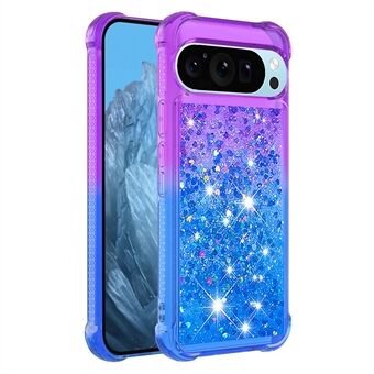 YB Quicksand Series-3 til Google Pixel 9 / Pixel 9 Pro-etui Quicksand Gradient TPU-telefonomslag