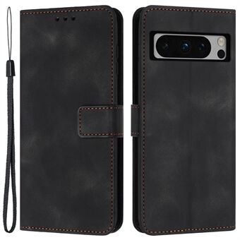 For Google Pixel 9 Pro XL Etui blødt skind-touch læder TPU-inderskal telefoncover