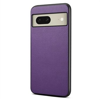 For Google Pixel 8a etui med kalvelyd PU læderbelagt PC+TPU-telefoncover