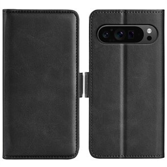 For Google Pixel 9 Pro XL Mobiltelefon Etui Læderpung Telefoncover med Magnetisk Lynlås