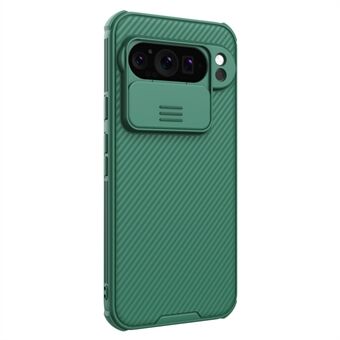 NILLKIN Camshield Pro-serien til Google Pixel 9 Pro XL mobiltelfonetui PC+TPU-cover med skydebart kameralåg