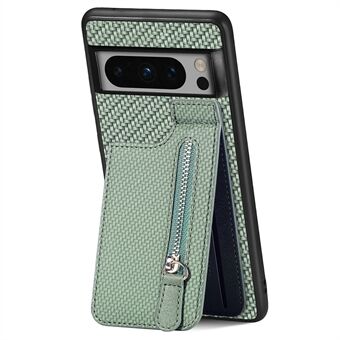 C1-03 Til Google Pixel 8 Pro Taske Lynlåslomme PU-læder+TPU+PC Telefoncover