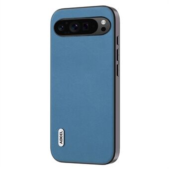 ABEEL til Google Pixel 9 Pro XL etui Tekstureret Læderbelagt PC+TPU Bagside Telefoncover