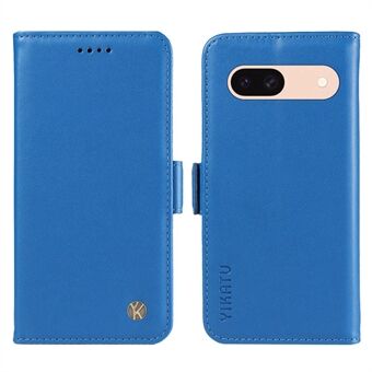 YIKATU YK-003 Etui til Google Pixel 8a med tegnebog, PU læder flip telefon cover med synsstativ