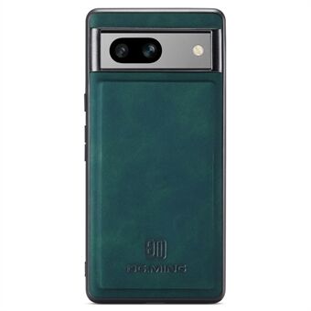 DG.MING til Google Pixel 8a Hybrid Etui PU Læder+PC+TPU Anti-Ridse Telefon Cover