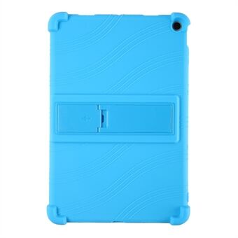 Til Google Pixel Tablet Silikone-etui med foldbar støttefunktion og stødabsorberende cover.