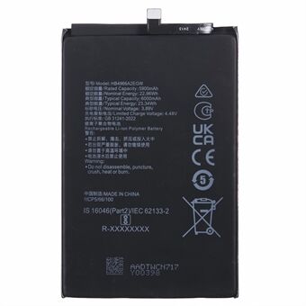 For Honor Play 50 Plus 5G 3.89V 5900mAh Li-Polymer Batterisamling (Uden Logo) (Kode: HB4966A2EGW)