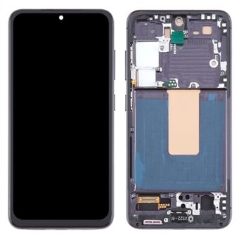 For Samsung Galaxy S23 S911 Grade C LCD-skærm og digitaliserer sammenstilling + rammepart (TFT-teknologi) (uden logo) - Sort