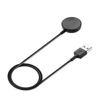 Universal USB-opladningsdockkabel til Samsung Galaxy Watch3 41mm R840 / 45mm R850 / Galaxy Watch Active/ Active2 - Sort