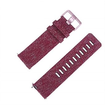 Nylon lærred Smart Watch udskiftningsrem til Fitbit Versa / Versa 2 / Versa Lite Edition osv