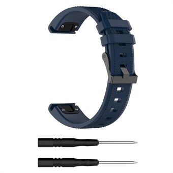 Silikone Urrem til Garmin Fenix 5/Fenix 5 Plus/Forerunner 935/Approach S60 - Navy