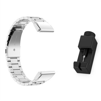 Urrem i rustfrit Steel til Garmin Fenix 5/5X/5S/Forerunner 945/Approach S60