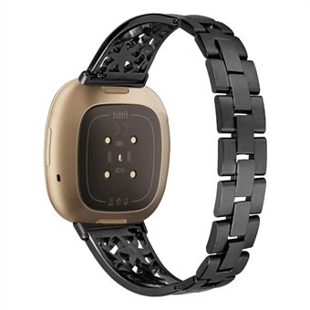 Rustfrit Steel søstjerneform udskiftning af urrem til Fitbit Versa 3 / Sense