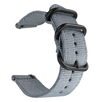 Til Suunto 9/Suunto 9 Baro Nylon urrem Tre tunge spænder Udskiftning af urbånd 24 mm