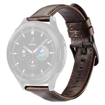 DUX DUCIS til Samsung Galaxy Watch 3 45 mm / Huawei Watch GT 3 46 mm / GT 3 Pro 46 mm rustfrit Steel + læderurrem 22 mm erstatningsarmbånd