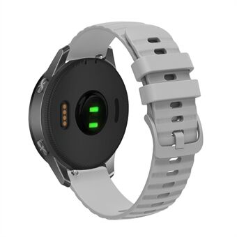 Til Garmin Venu 2S / Vivomove 3S / Vivoactive 4S Wave Grain Dots Silikone urbånd 18 mm udskiftning justerbar rem