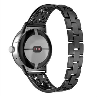 Metalurrem til Google Pixel Watch Rhinestone-dekoreret urrem