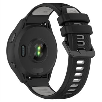 Til Garmin Forerunner 265S silikone urremme 18 mm dobbeltfarvet erstatningsrem