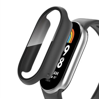 Til Xiaomi Smart Band 8 Ur Cover Hard PC Samlet beskyttende etui med hærdet glas skærmbeskytter