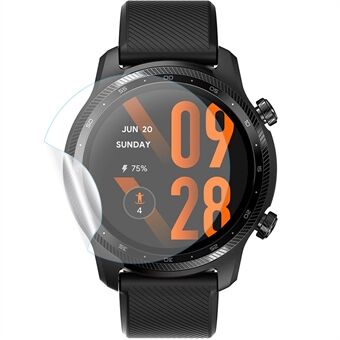 Full Coverage HD Clarity Anti-eksplosion TPU skærmbeskytter til Ticwatch Pro 3 38mm