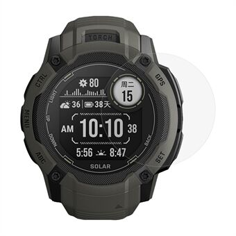 Til Garmin Instinct 2X Skærmbeskytter Fleksibel TPU Clear Anti-Scratch Watch Film