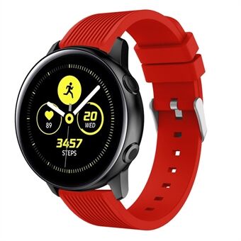 Stripe Texture Blød silikone urrem til Samsung Galaxy Watch Active SM-R500