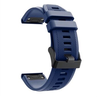 Silicone Sport Watch Band with Black Buckle for Garmin Fenix 5