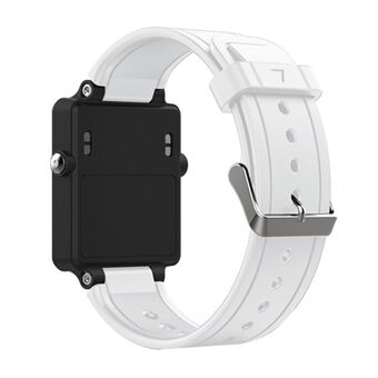 Silikone Smart Watch Band Erstatningsrem til Garmin Vivoactive Acetate - Hvid