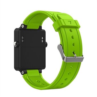 Silikone Smart Watch Band Erstatningsrem til Garmin Vivoactive Acetate - Lysegrøn