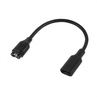 USB-C hun hurtigopladning datakabel strømledning til Garmin Fenix ​​6/6S/6X/5/5S/5X / Forerunner 945 LTE / Forerunner 158 / Venu 2 / Venu 2S