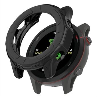 Til Garmin Forerunner 955 Halvbeskyttende fleksibel TPU-etui Blødt stel Stødsikkert dæksel