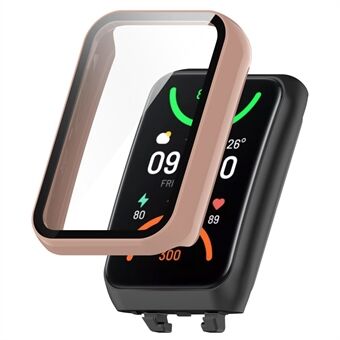 Til Oppo Band 2 beskyttelsesetui med hærdet glas skærmbeskytter Smart Watch Anti-Fall Hard PC Case