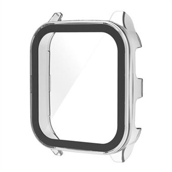 Til Garmin Venu Sq 2 Hard PC Cover Fuld dækning Stødsikker urcover med hærdet glas skærmbeskytter