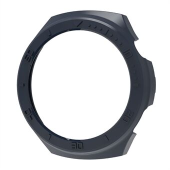 Til Huawei Watch 4 Anti-kollisionsuretui PC Hul beskyttelsesramme med skala