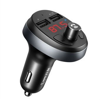 MCDODO CC-6880 Bluetooth FM-transmitterbilstik med trådløs Bluetooth FM-radio adaptermusikafspiller - Sort