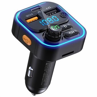 WEKOME WP-C52 Bluetooth MP3 PD 20W Hurtig opladning Biloplader