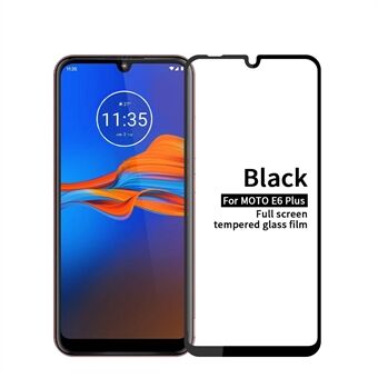 PINWUYO Screen Protector for Motorola Moto E6 Plus/E6s (2019) Full Size 2.5D 9H Tempered Glass Screen Film