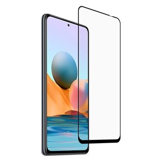 RURIHAI til Xiaomi Redmi Note 10 Pro hærdet glas fuldskærmsbeskytter [2.5D] [Solid Defense]