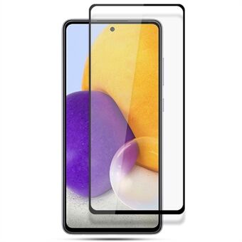 AMORUS Fuld dækning HD Silke Udskrivning Klar fuldlim Dobbelt Defense hærdet glasfilm til Samsung Galaxy A73 5G - Sort