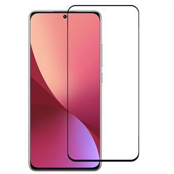 Til Xiaomi 12 Pro 5G / 12S Pro 5G /12 Pro (Dimensity) 5G/12 Ultra Side Lim Silke Printing Hærdet glasfilm Eksplosionssikker fuld skærmbeskytter