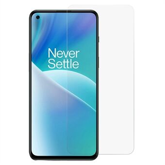 Til OnePlus Nord 2T 5G 2.5D buekanter Anti-eksplosion Glat berøring 9H høj aluminium-silicium glas skærmbeskytter film