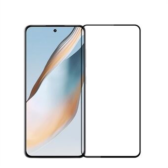 Til Oppo K12 PINWUYO JK Series-2 Hærdet Glas Film 9H Fuld Skærmbeskytter - Sort